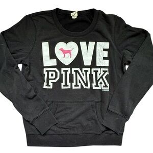 Victorias Secret Love Pink Sweatshirt Size Medium